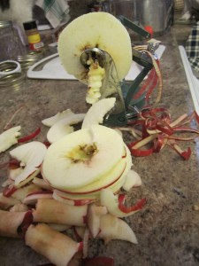 Malfunction of apple peeler/corer