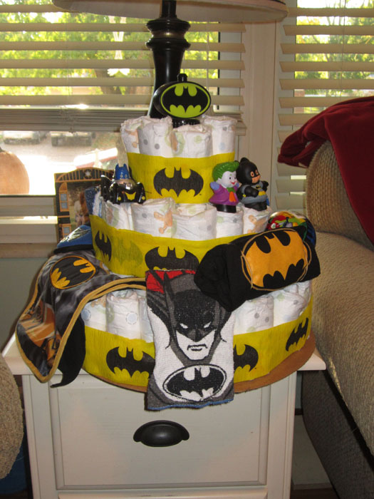 Batman Diaper Cake