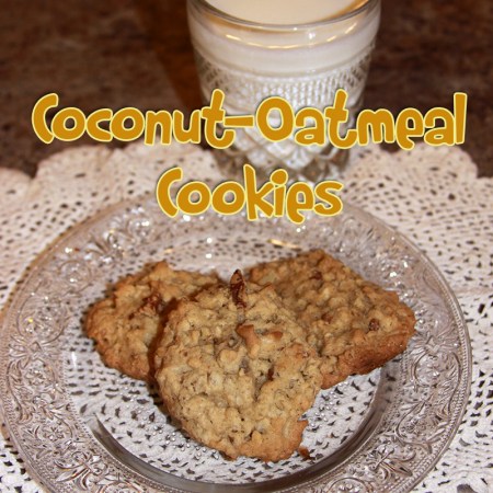 Coconut Oatmeal cookies