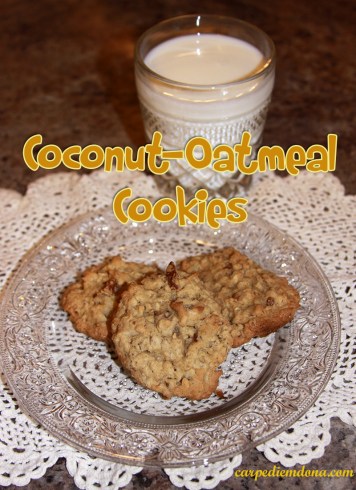 Coconut Oatmeal cookies