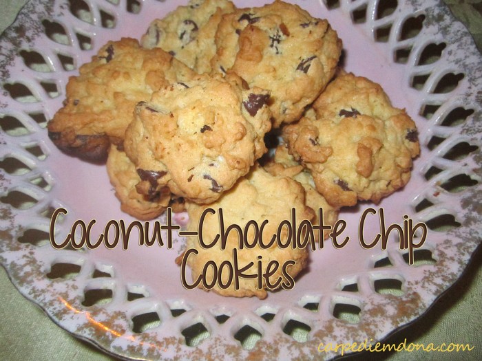 Coconut-Chocolate Chip Cookies