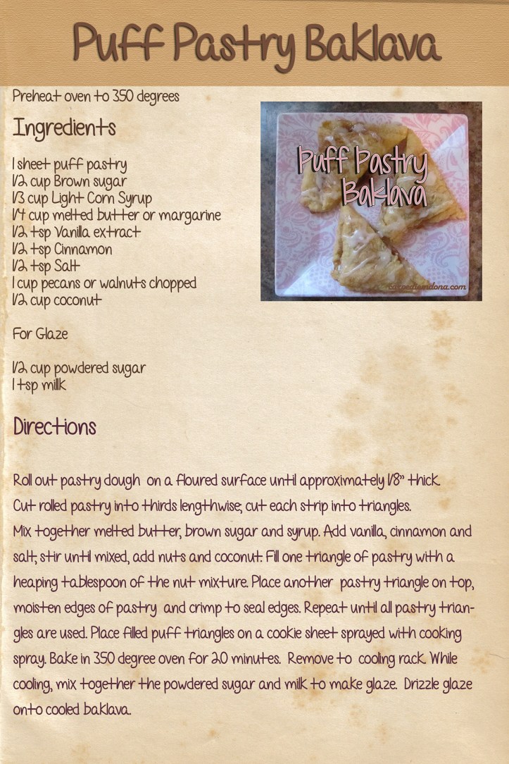 Printable instructions