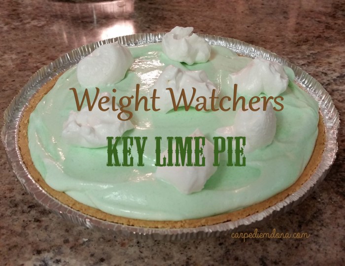 Weight Watchers Key Lime Pie