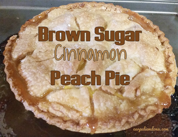 brown sugar cinnamon peach pie