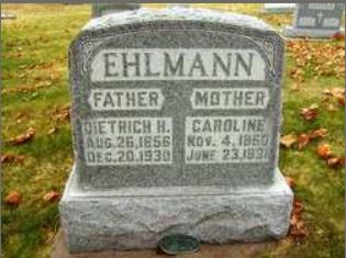 grave marker dietrich and caroline