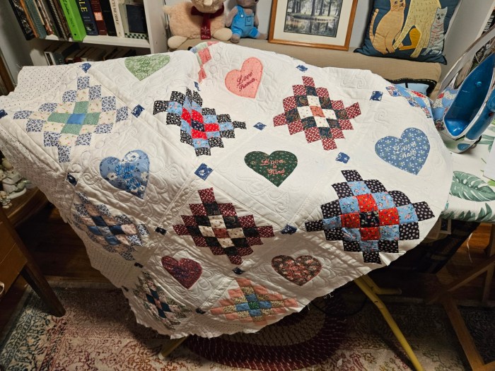 Unfinished quilt