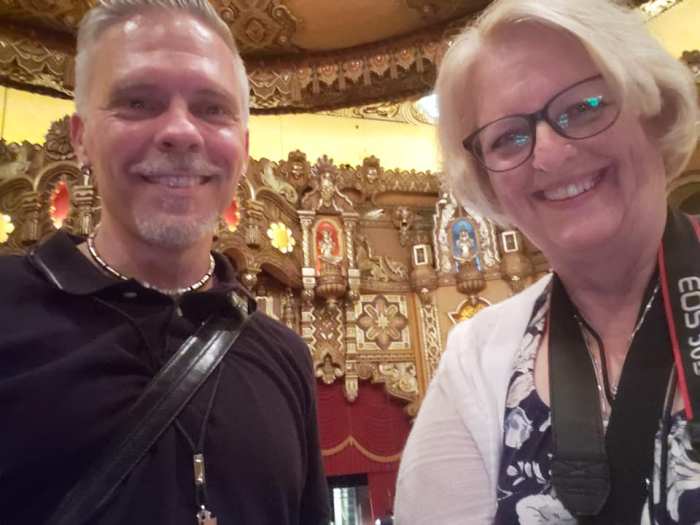 Man and woman at theater