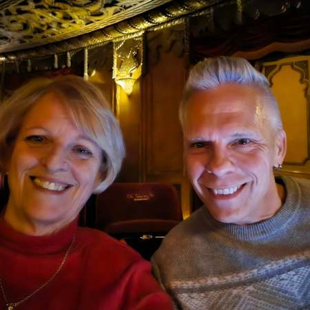 Man and woman at theater